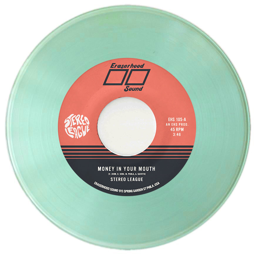 Stereo League Money In Your Mouth 7" vinylsingel klar vinyl