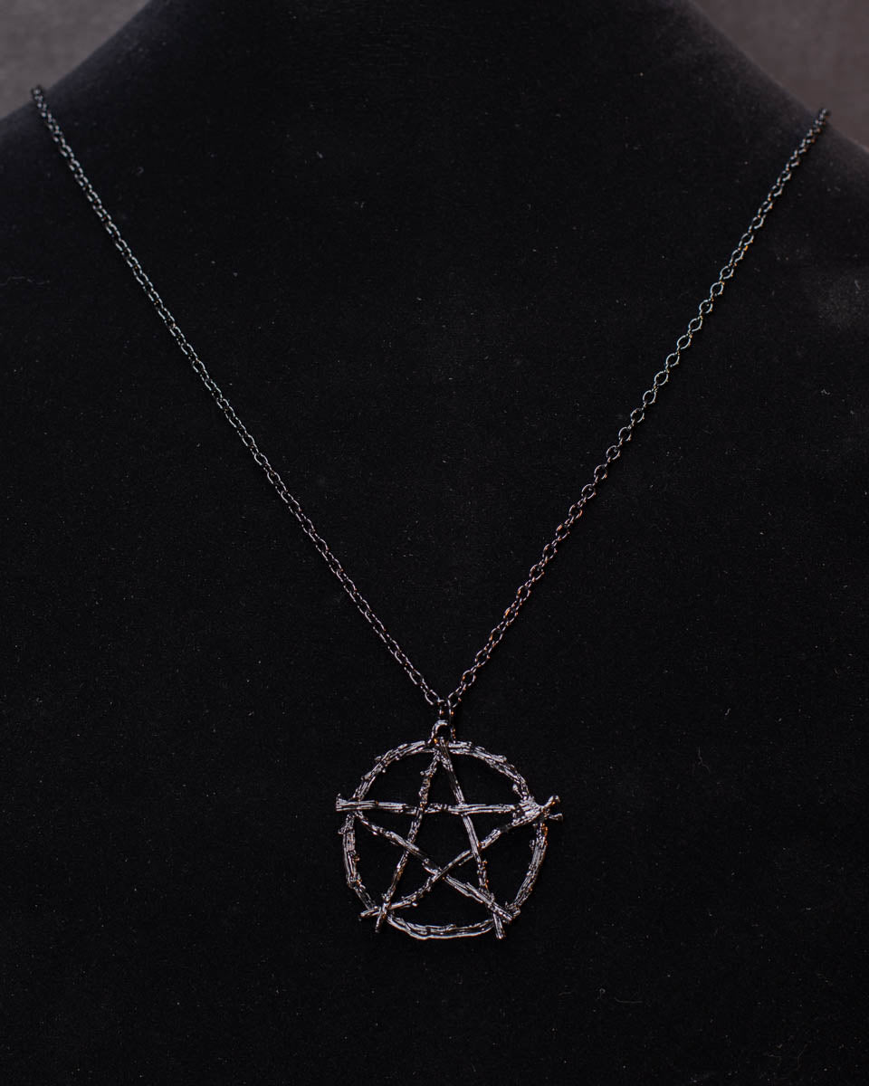 Frayle Black Pentacle kjede svart 30"
