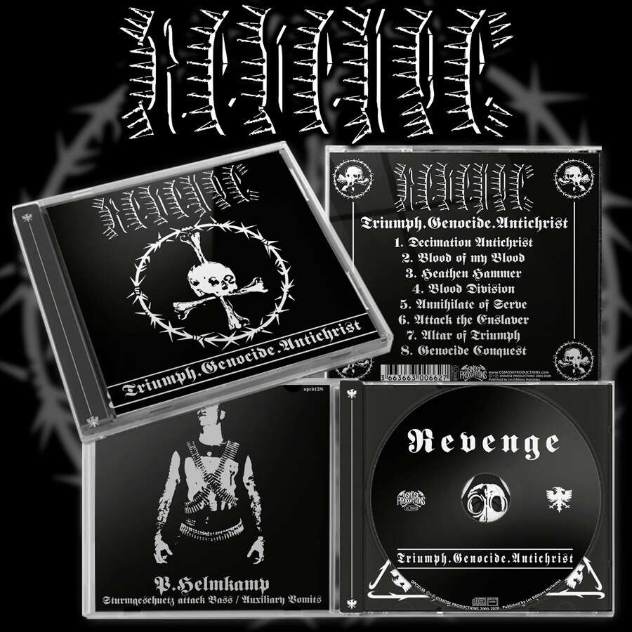 REVENGE Triumph.Genocide.Antichrist CD war metal