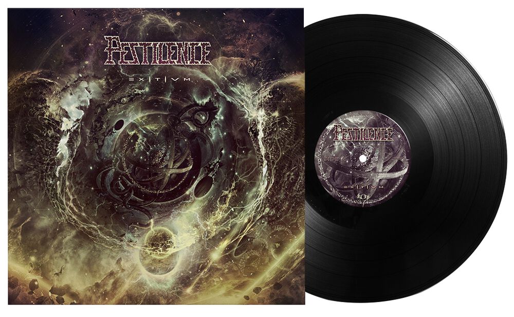 Pestilence Exitivm LP svart vinyl gatefold prog death