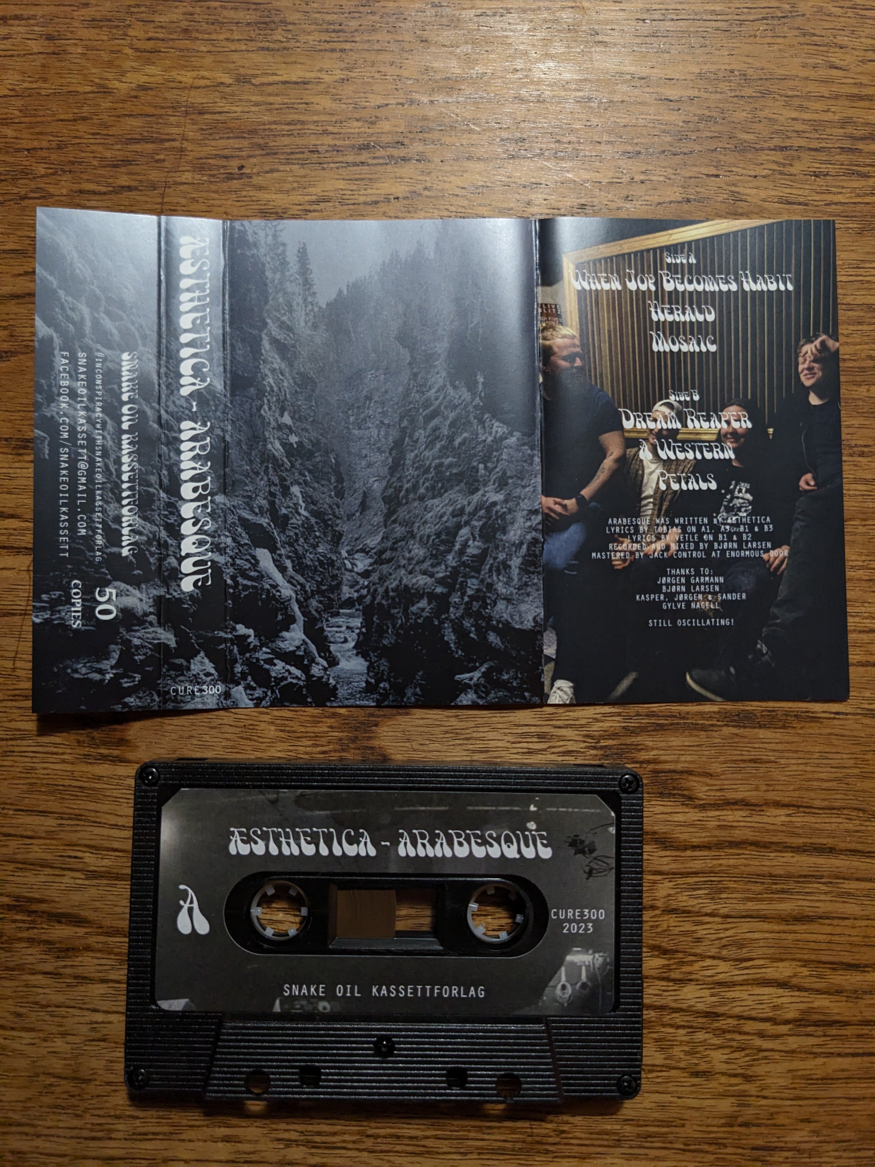 Æsthetica Arabesque kassett noise rock