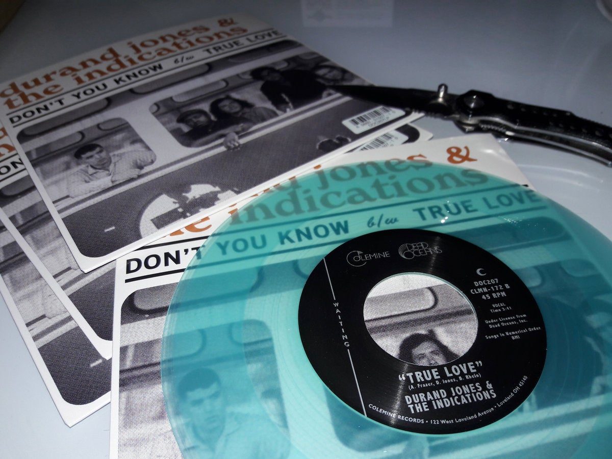 Durand Jones Don’t You Know 7-tommer seaglass blue soul