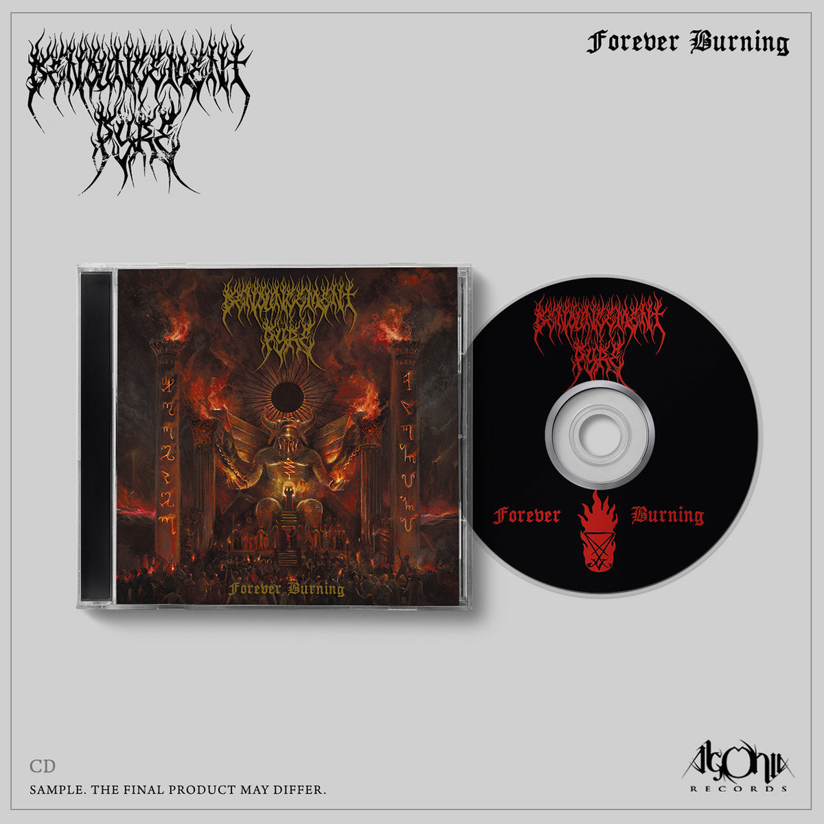 DENOUNCEMENT PYRE Forever Burning CD black