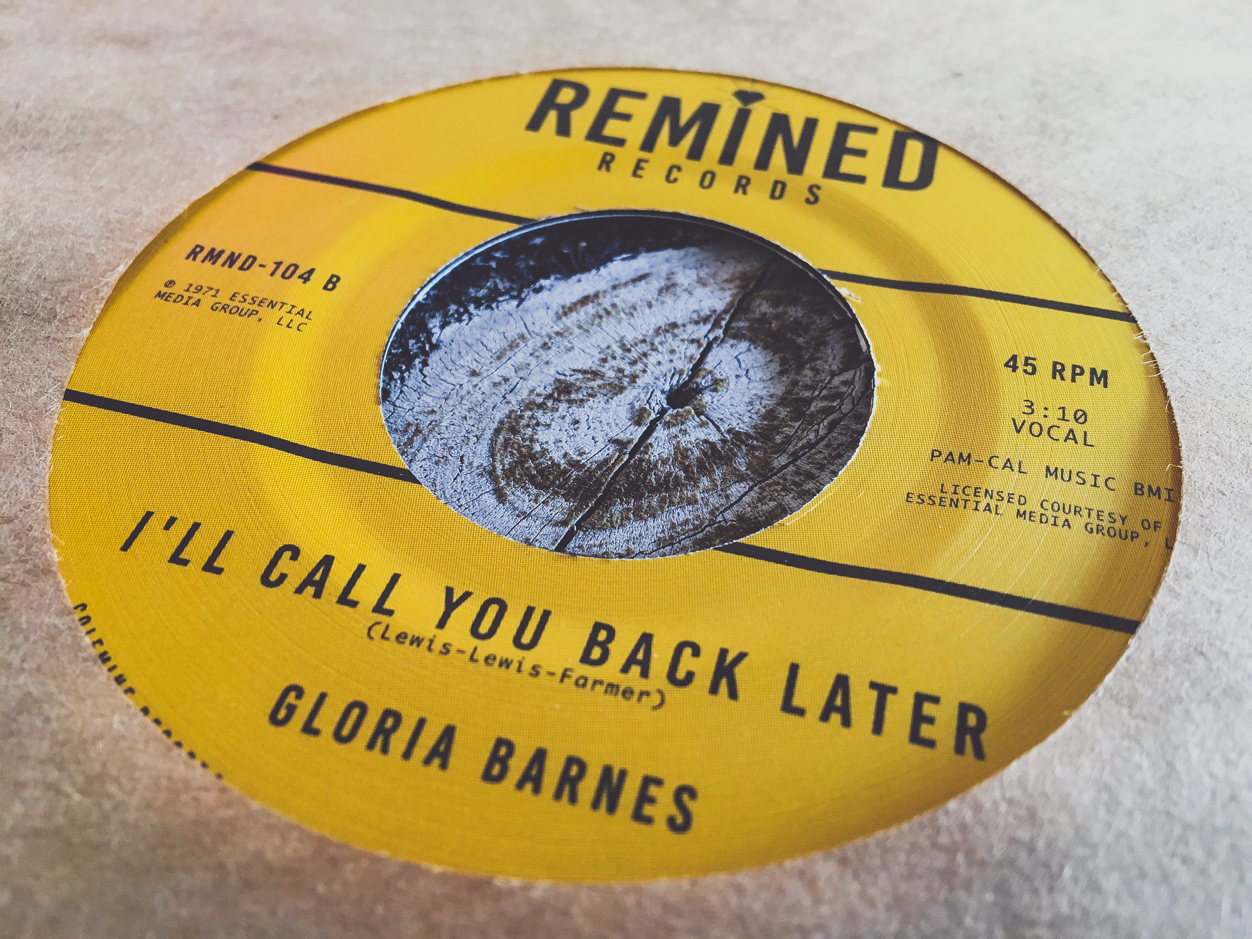 Colemine Gloria Barnes Old Before My Time vinylsingel 7" begrenset