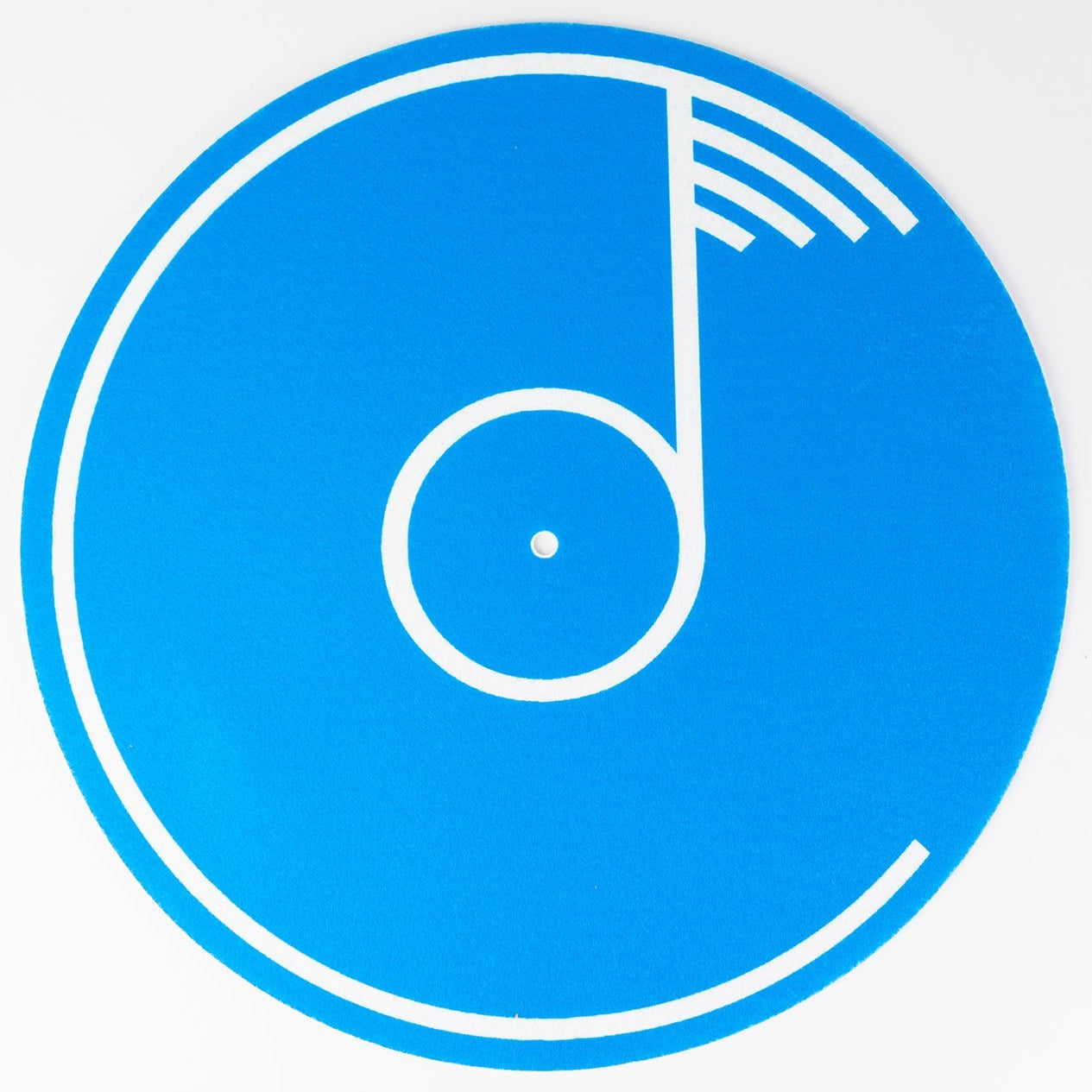Colemine Big C slipmat cyanblå filt