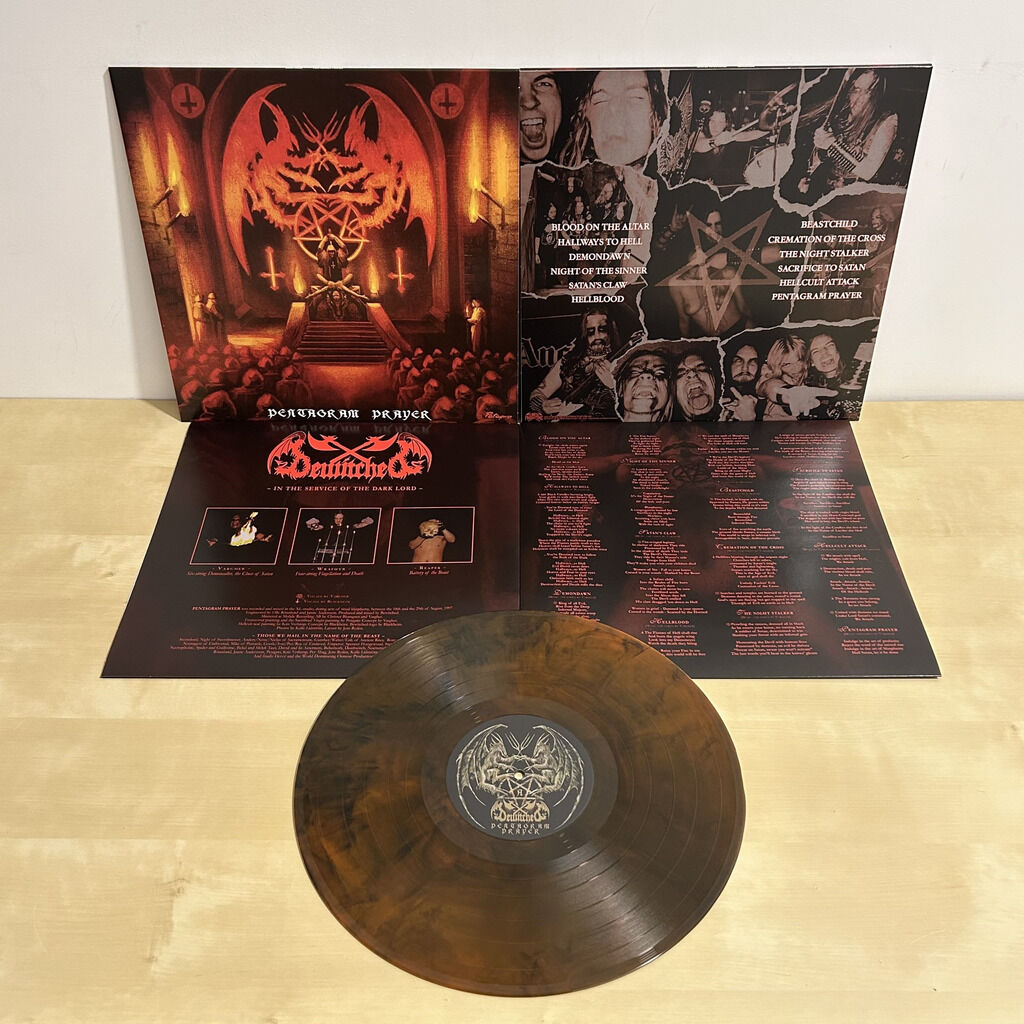 Bewitched Pentagram Prayer LP galaxy vinyl