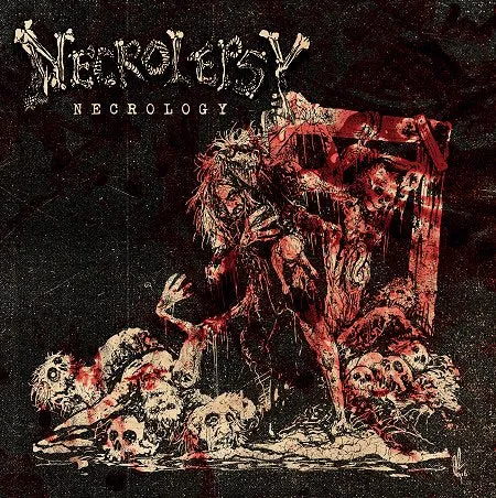 Necrolepsy Necrology LP+CD oransje diehard vinyl