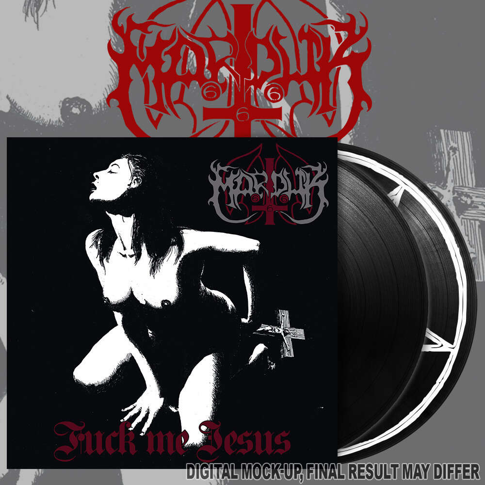 Marduk Fuck Me Jesus MLP svart vinyl
