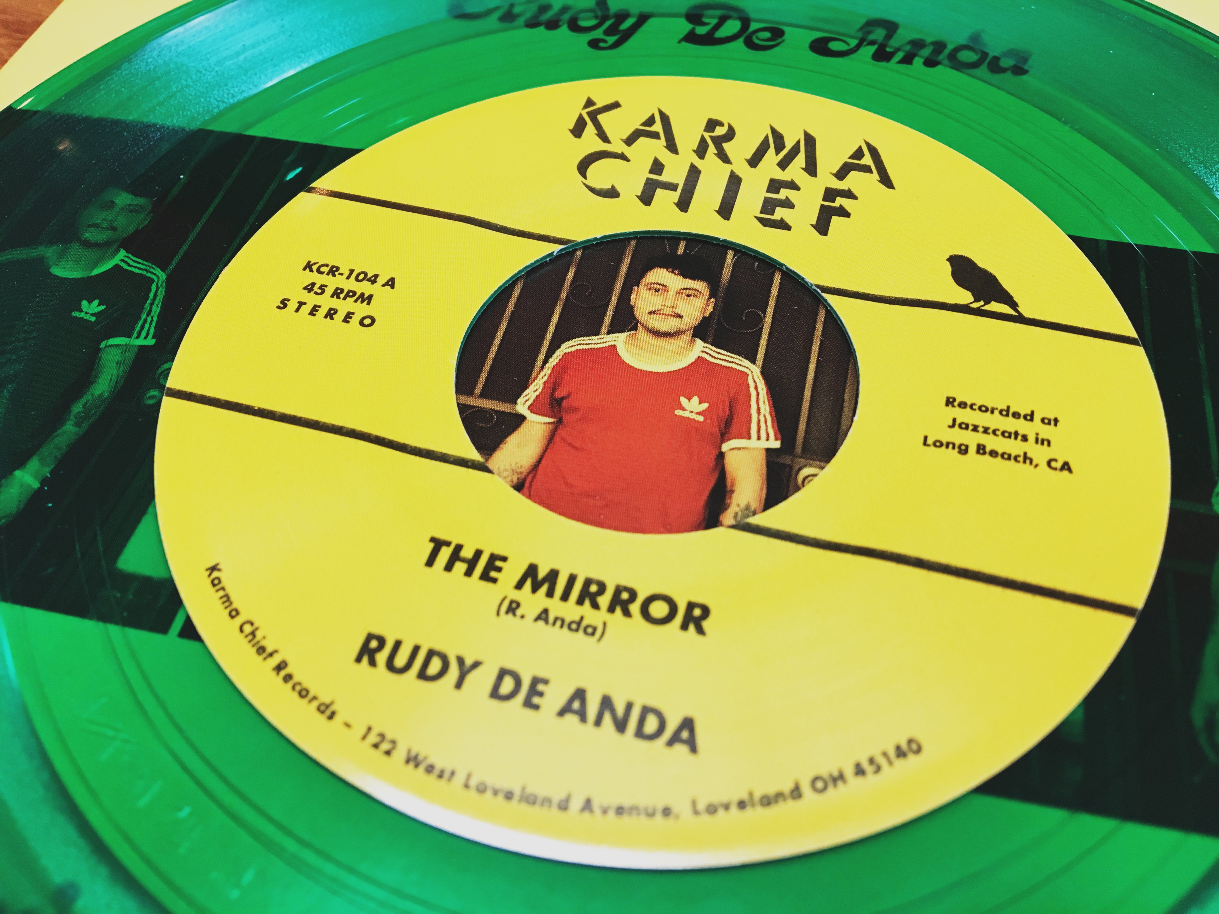 Rudy De Anda The Mirror 7-tommer grønn vinyl