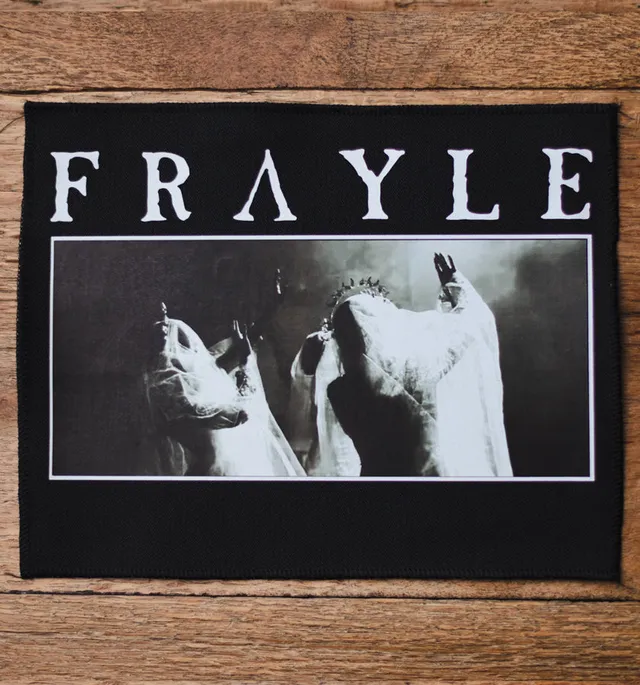 Frayle Sacrifants patch 11x9" stor svart