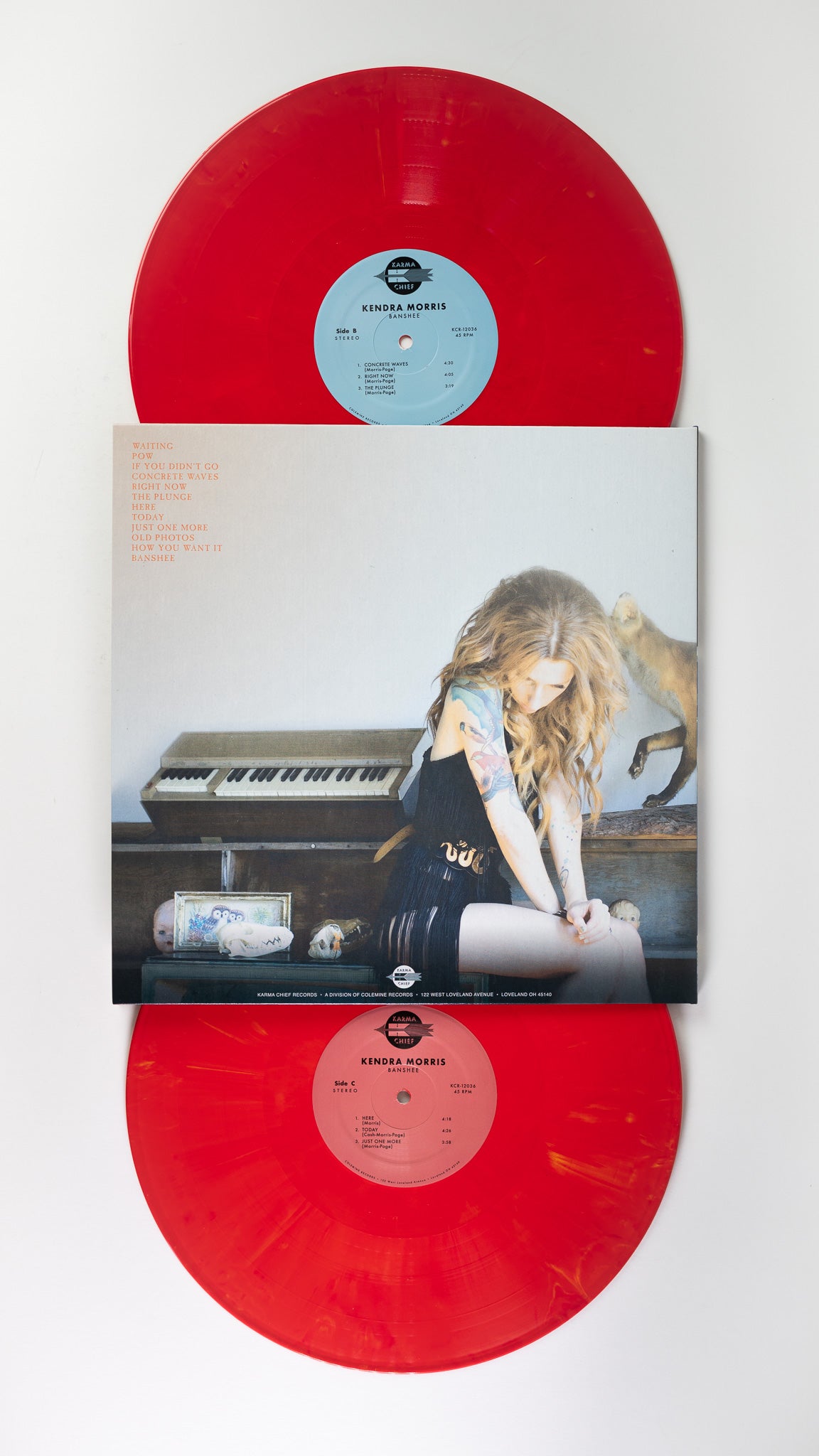 Kendra Morris Banshee dobbel-LP blood orange vinyl