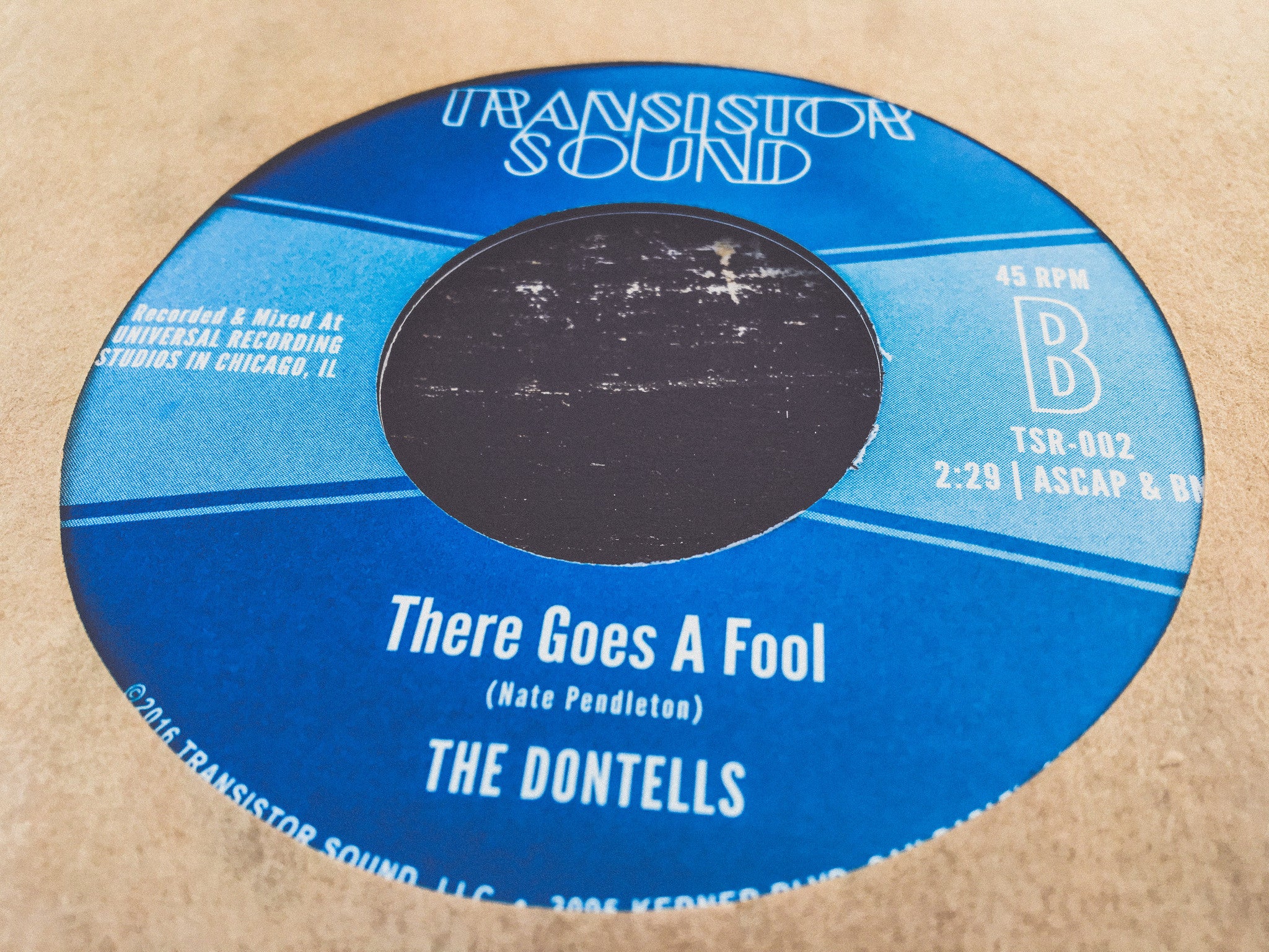 Transistor The Dontells Move On Down The Line 7-tommer soul