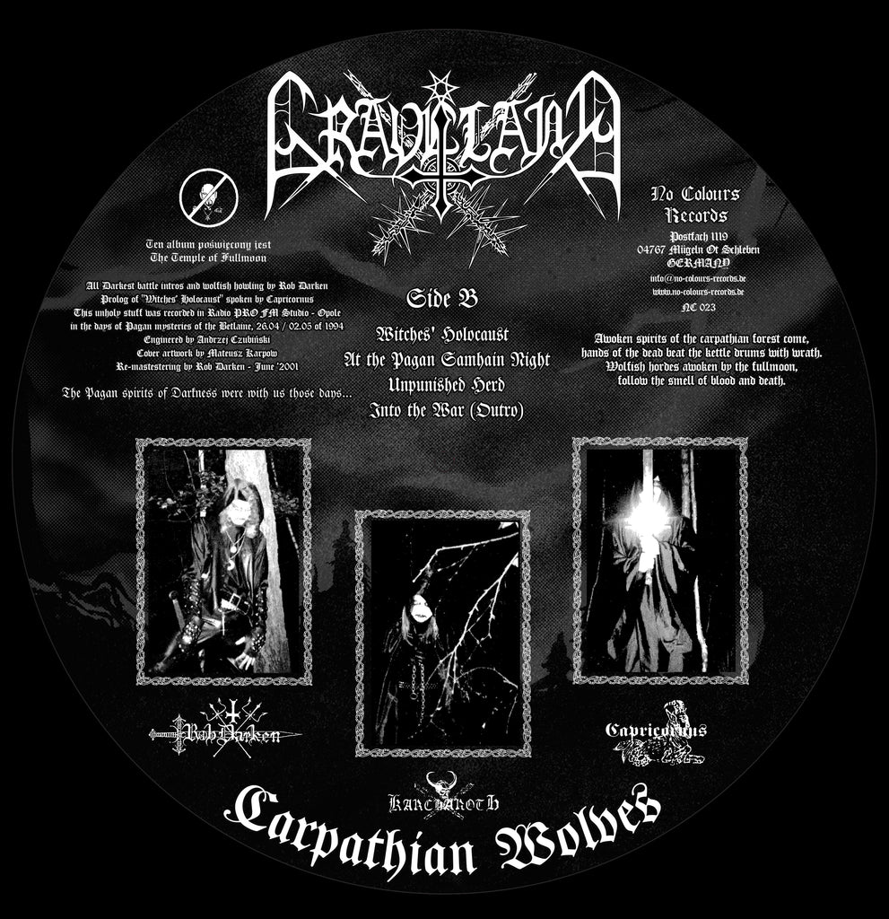 Graveland Carpathian Wolves picture disc LP