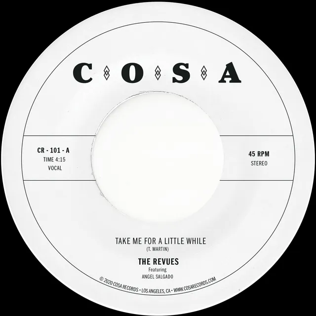 The Revues Take Me For A Little While vinyl 7 svart