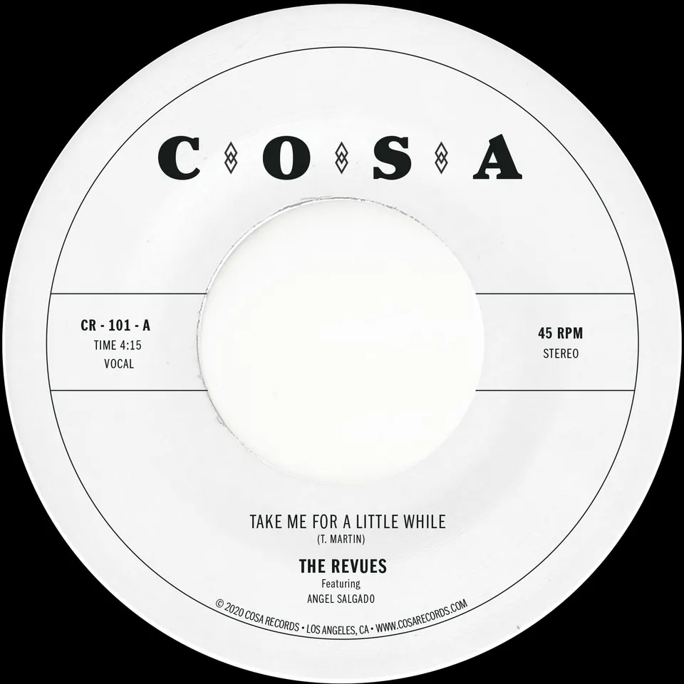 The Revues Take Me For A Little While vinyl 7 svart