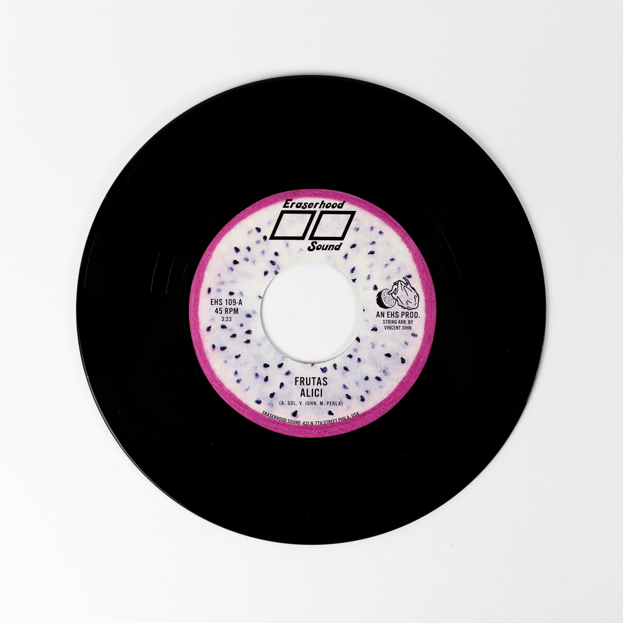 Alici Frutas vinylsingel 7-tommer rosa vinyl