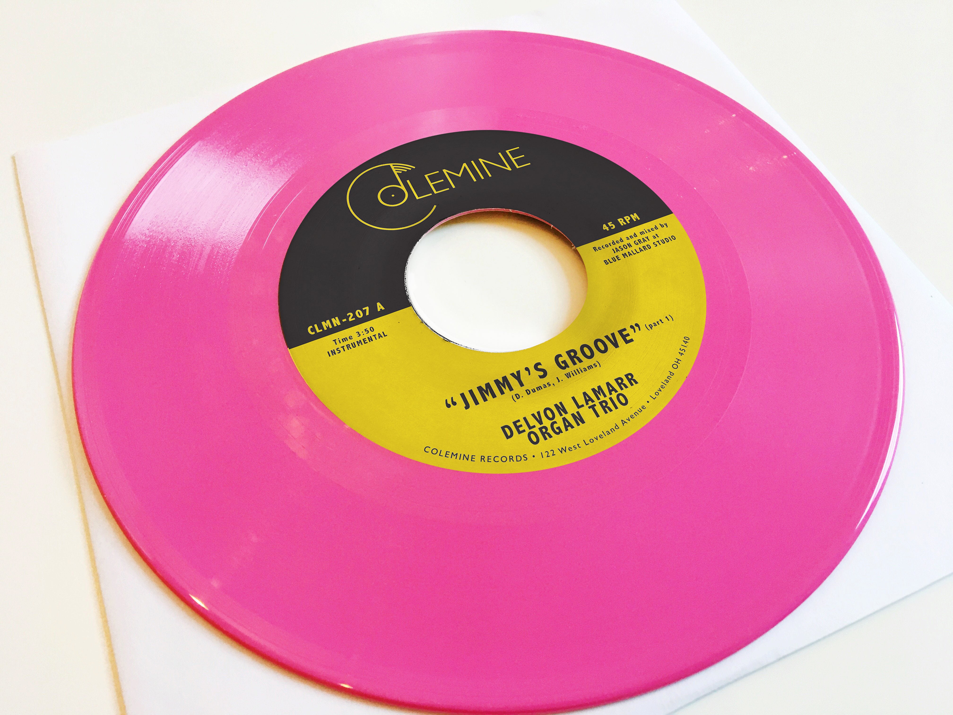 Delvon Lamarr Organ Trio Jimmy's Groove 7" vinyl rosa