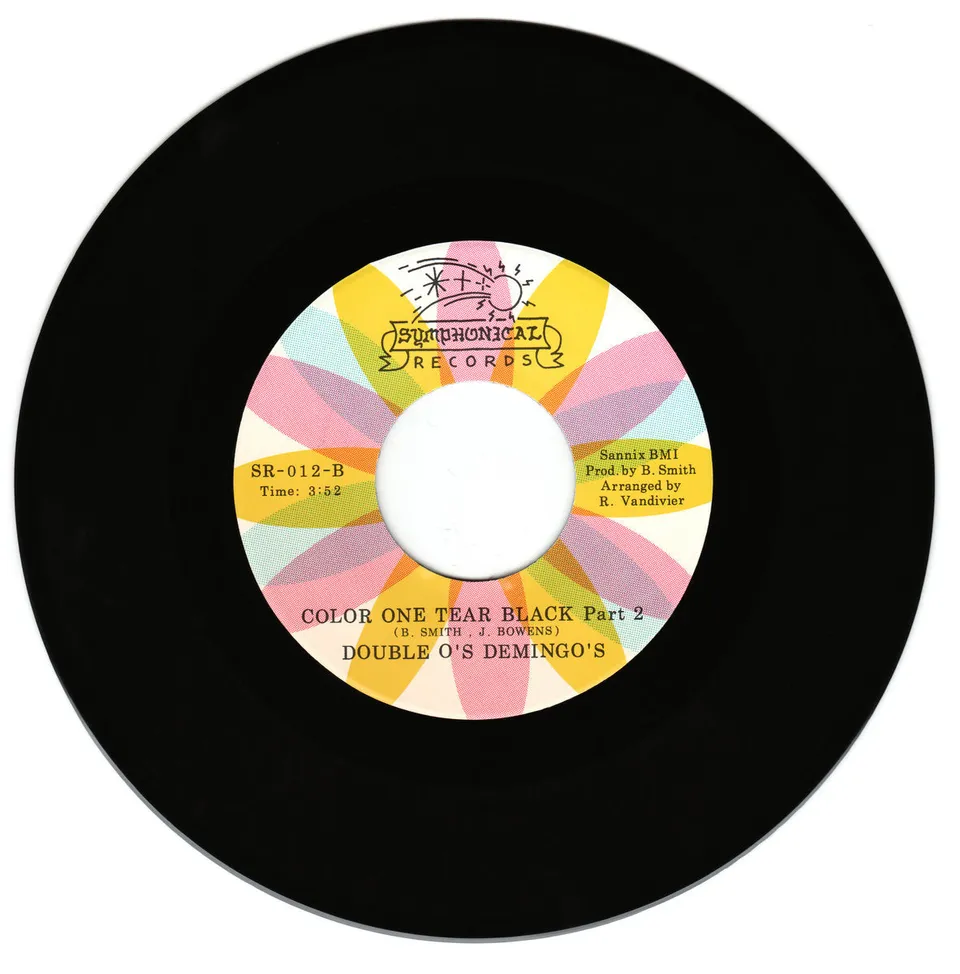 Double O's Demingo's Color One Tear Black 7-tommer