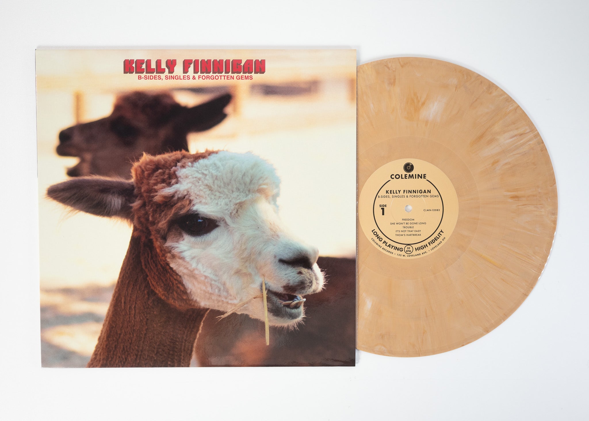 Kelly Finnigan B-Sides Singles LP vinyl svart vinyl soul