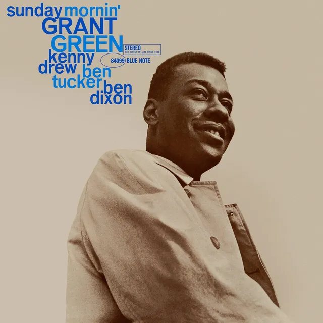 Grant Green Sunday Mornin LP blå vinyl 180g