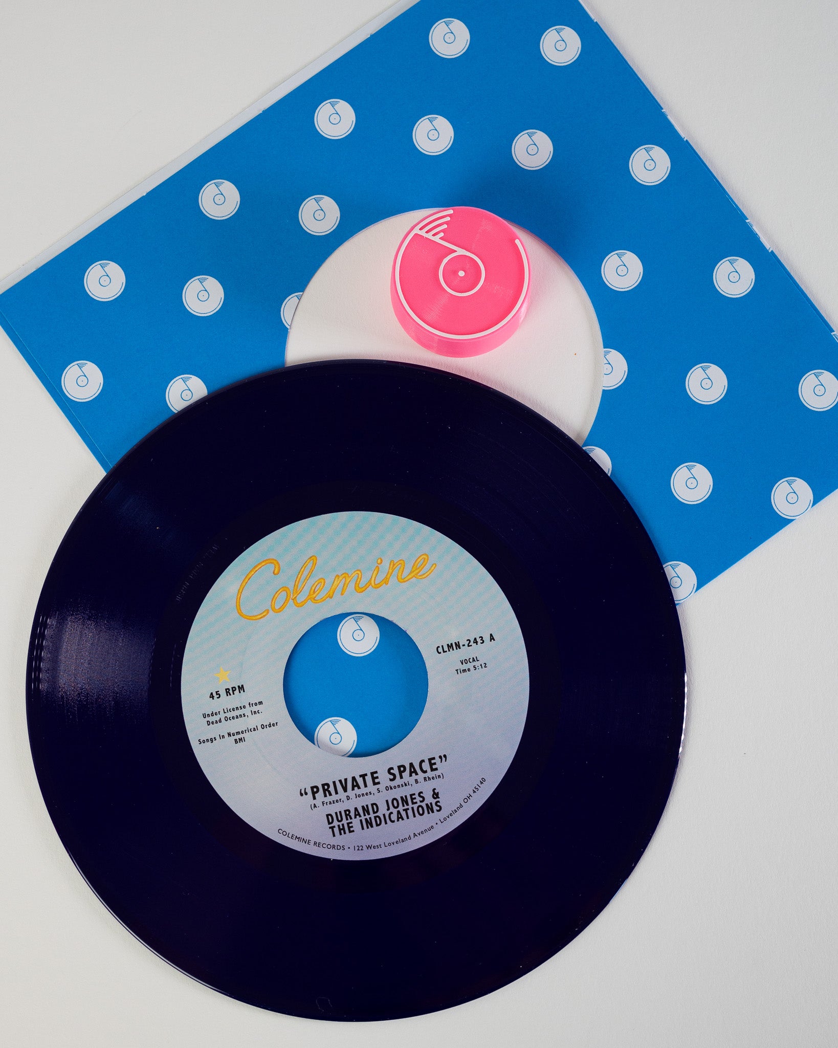 Colemine Durand Jones Private Space Sea Of Love 7-tommer svart soul