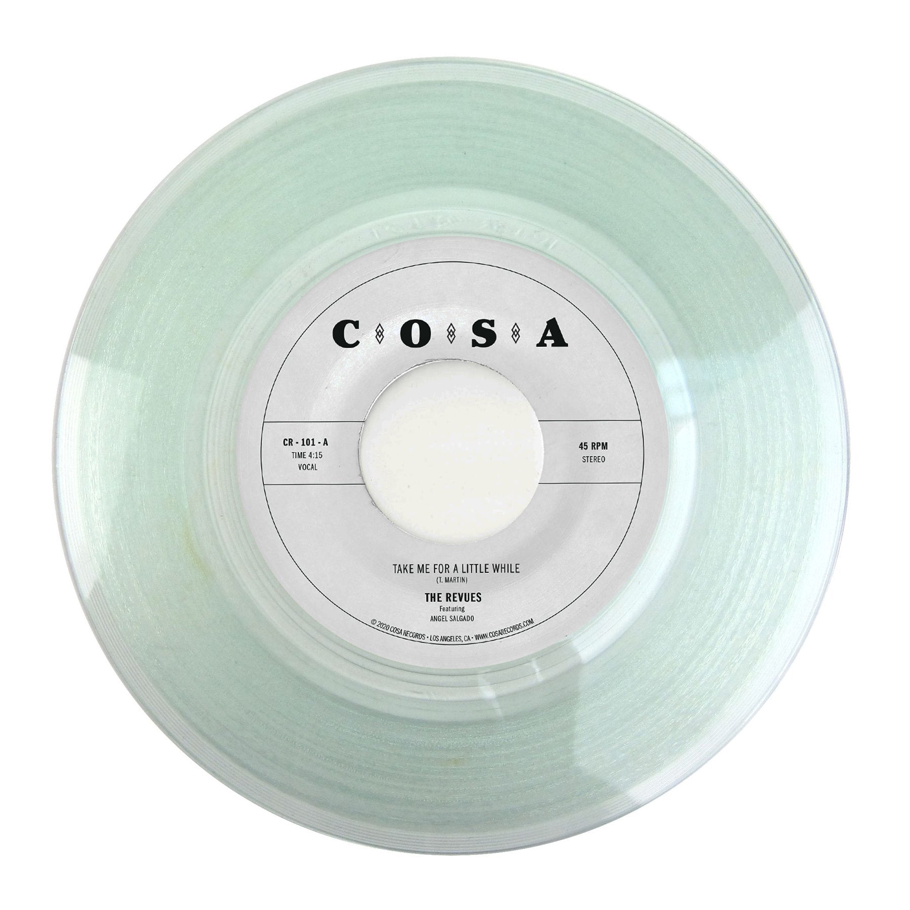 The Revues Take Me For A Little While vinyl 7 svart