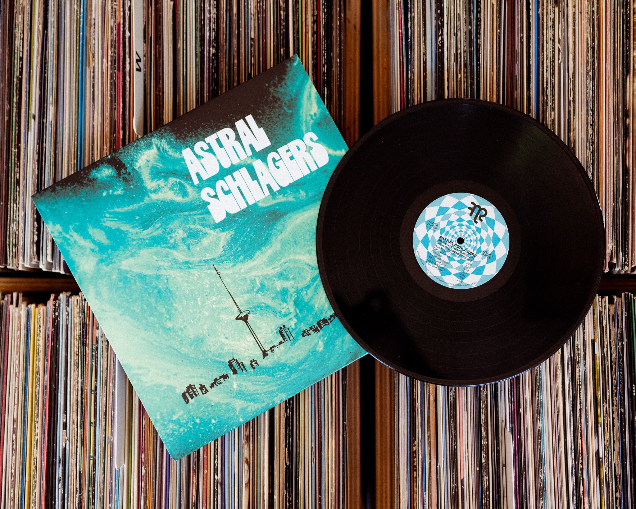 Colemine Misha Panfilov Sound Combo Astral Schlagers LP svart vinyl funk