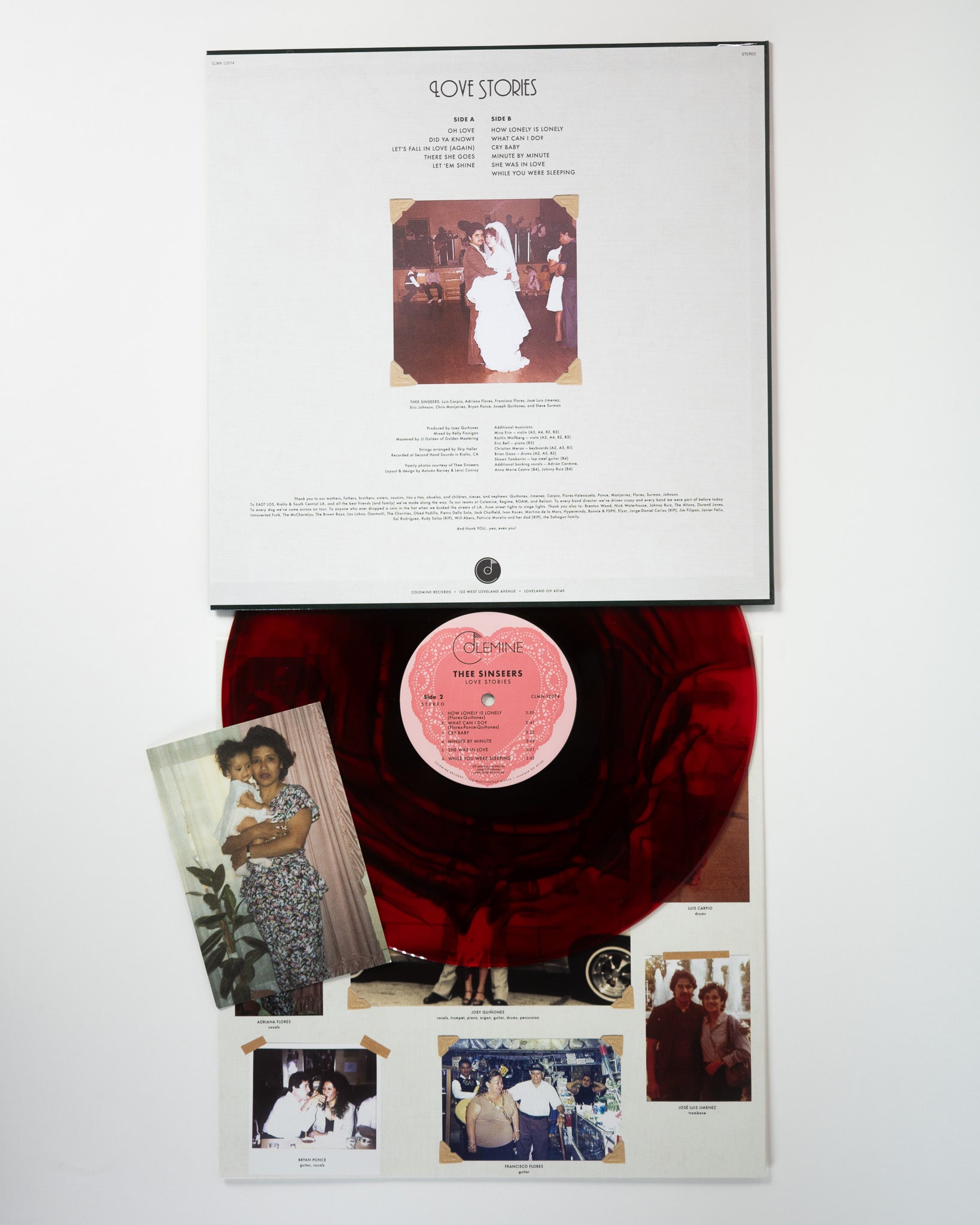 Colemine Thee Sinseers Love Stories vinyl LP soul