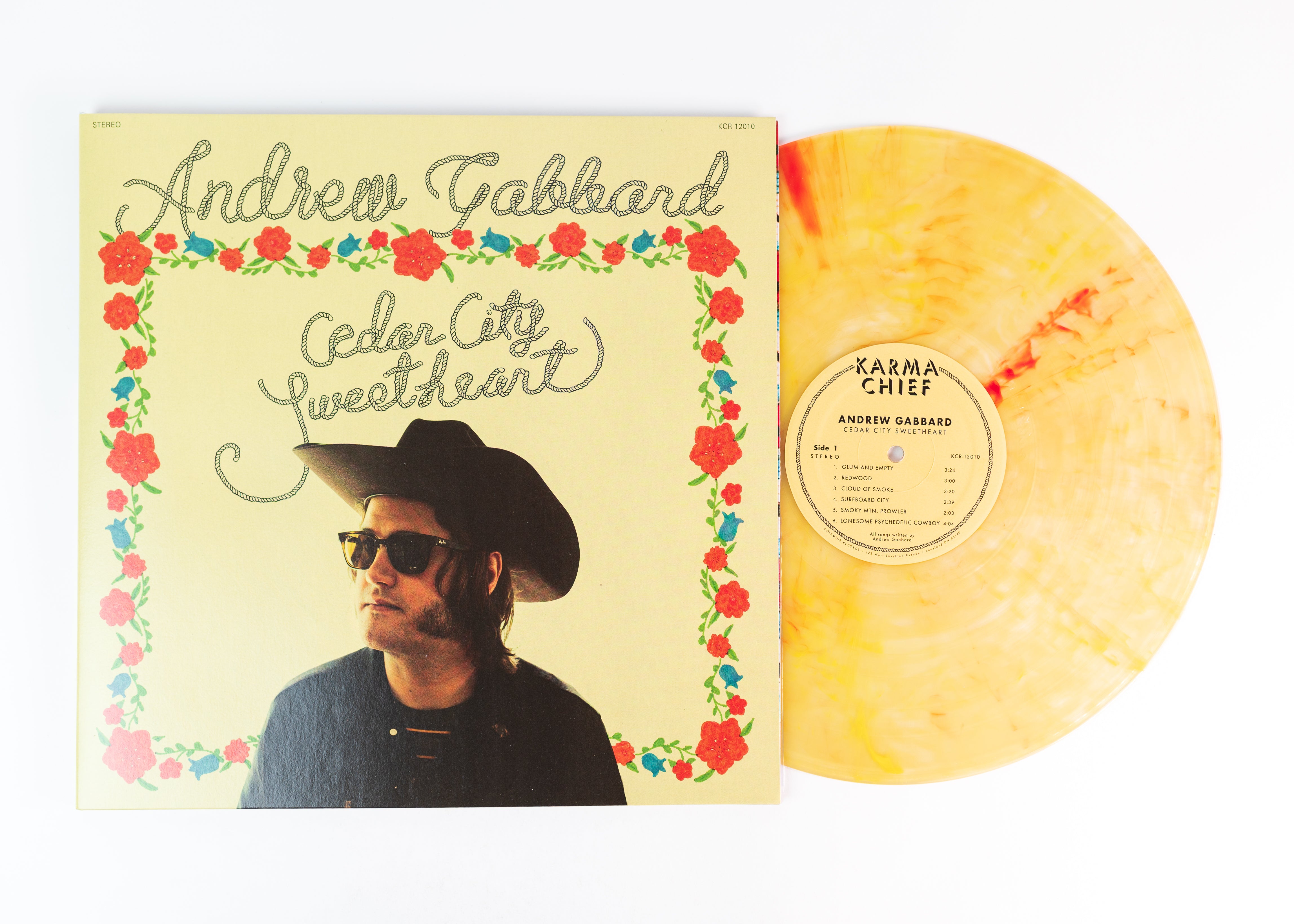 Andrew Gabbard Cedar City Sweetheart vinyl LP cyanblå