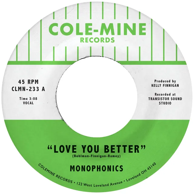 Monophonics Love You Better 7-tommer natural vinyl