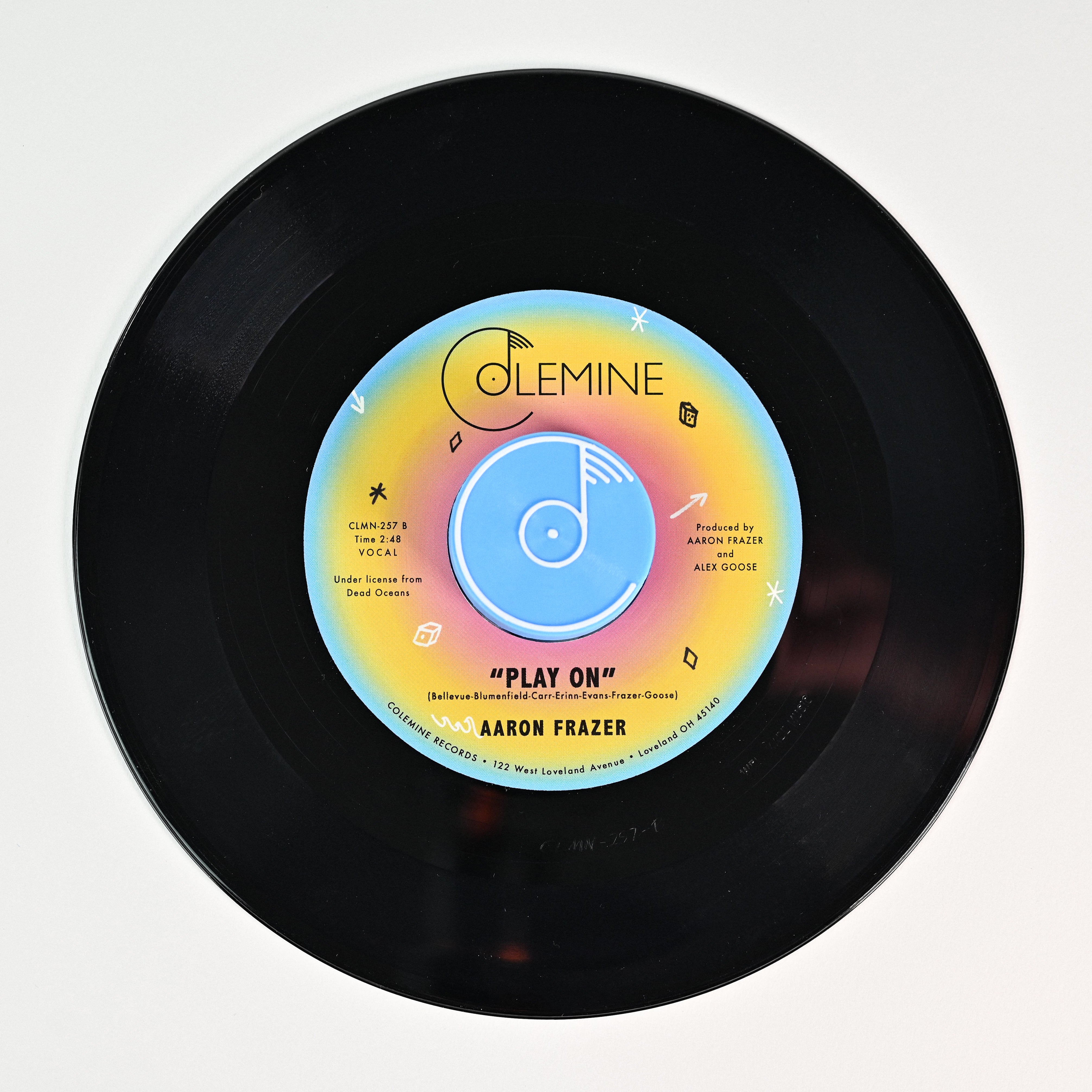 Aaron Frazer Fly Away Play On vinylsingel farget vinyl 45
