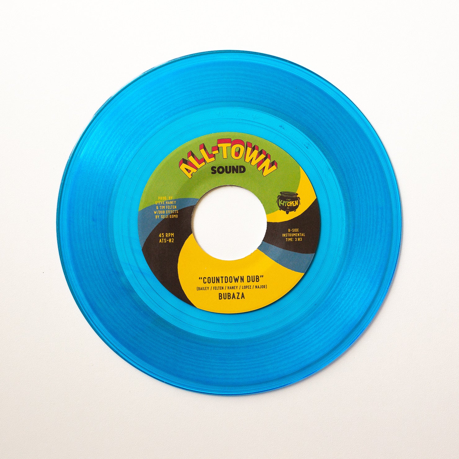 Bubaza Battlestar vinyl 7" blå afrobeat
