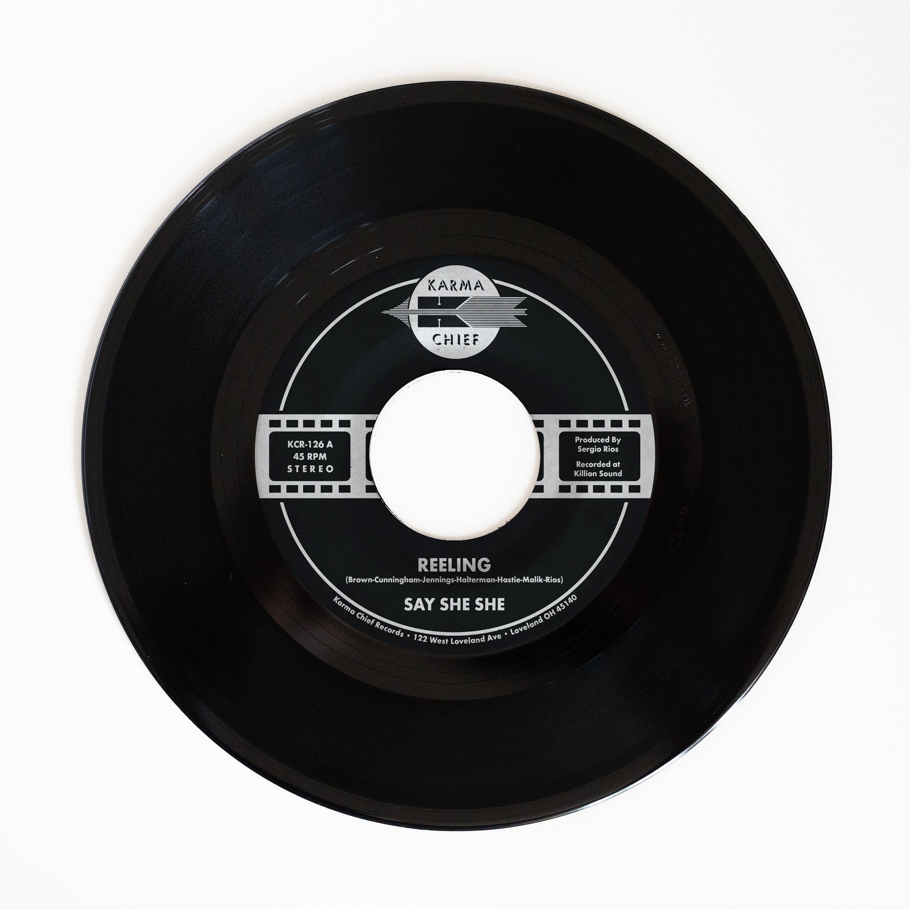 Say She She Reeling 7" vinylsingel grønn vinyl