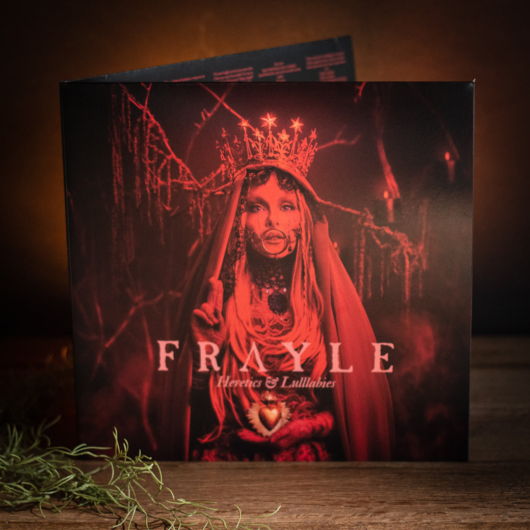 Frayle Heretics bundle rød vinyl + t-skjorte