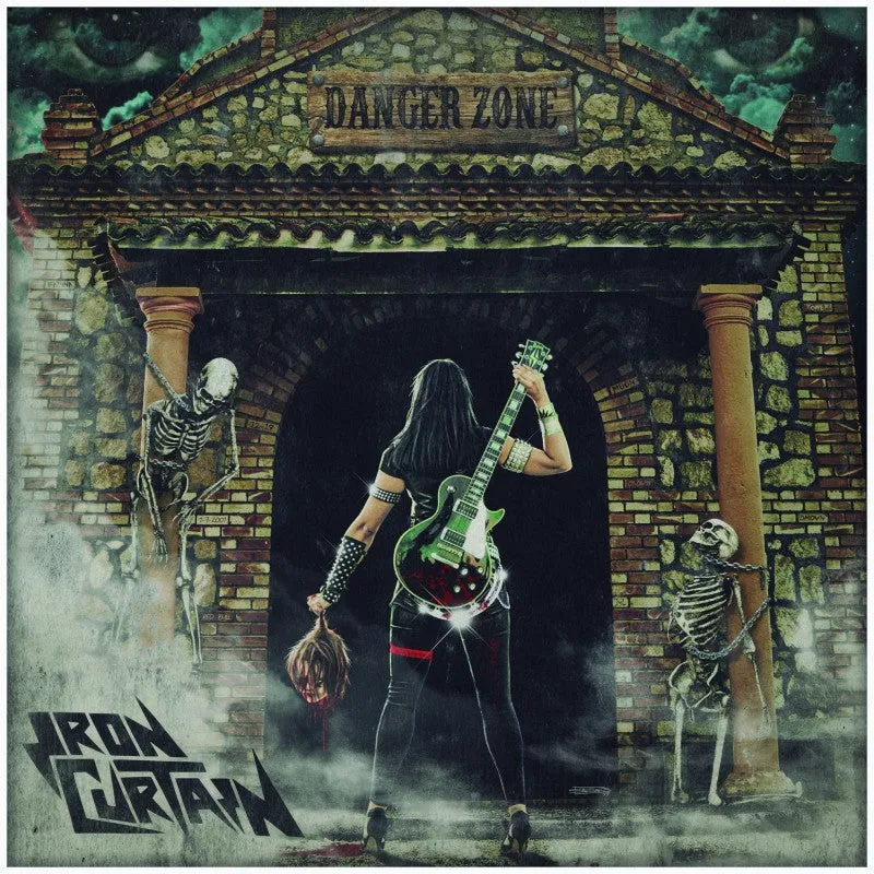 Iron Curtain Danger Zone LP vinyl heavy metal bonuslåt