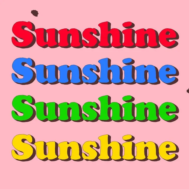 King Pari Sunshine 7-tommer rosa vinyl funk