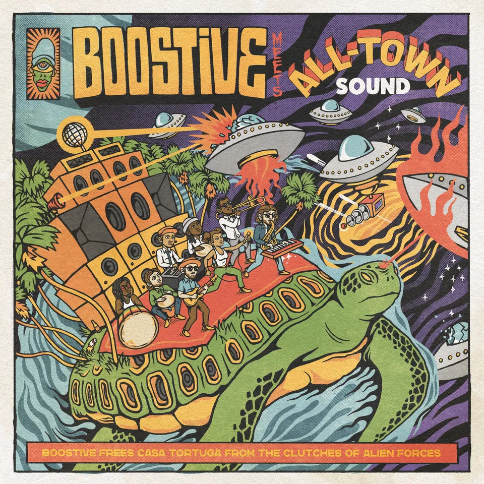Boostive Sun Another Day 7" vinyl svart