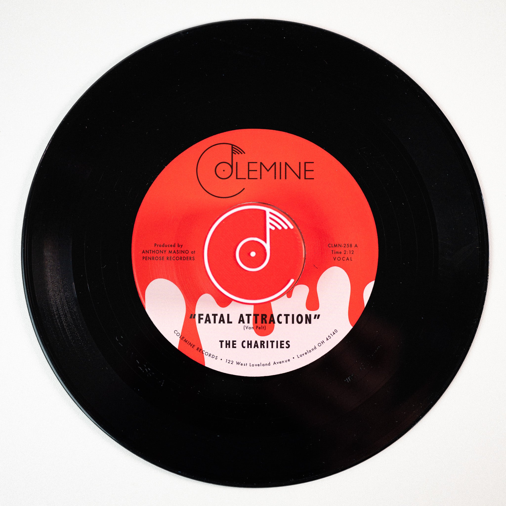 Colemine The Charities Fatal Attraction 45 singel farget vinyl