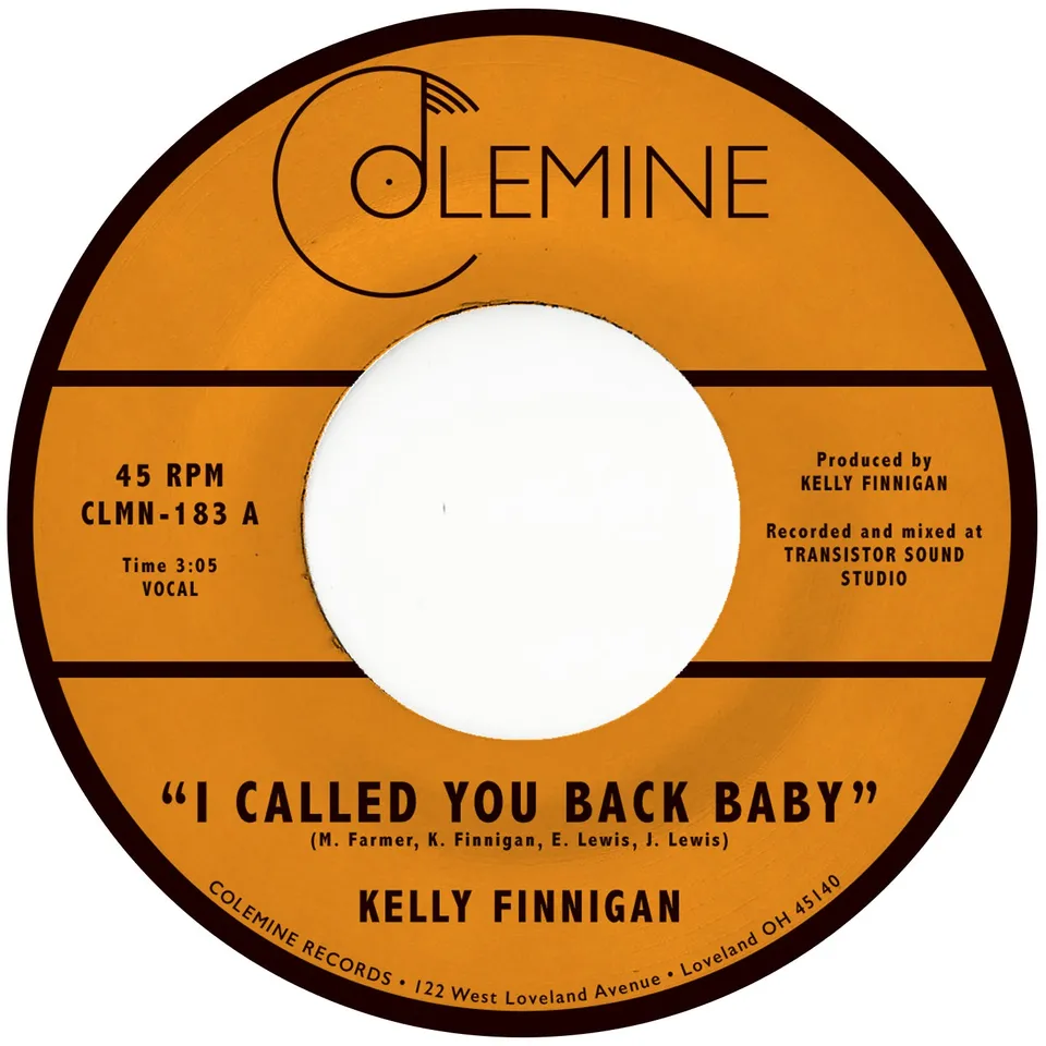 Kelly Finnigan I Called You Back Baby 7-tommer klar funk