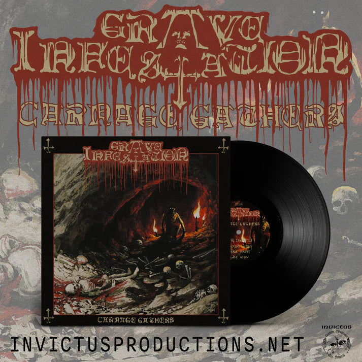 Grave Infestation Carnage Gathers LP svart vinyl