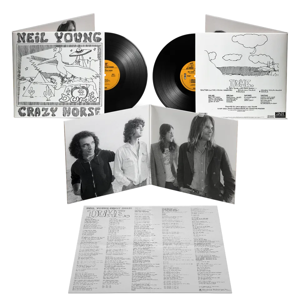 Neil Young Dume 2LP vinyl med Crazy Horse