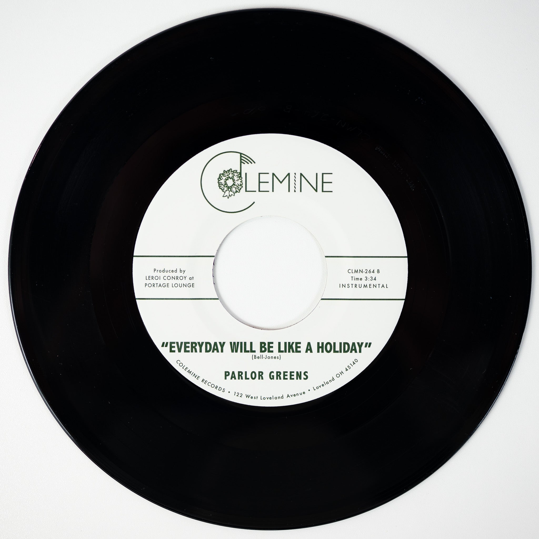 Colemine Parlor Greens Auld Lang Syne vinylsingel grønn jul