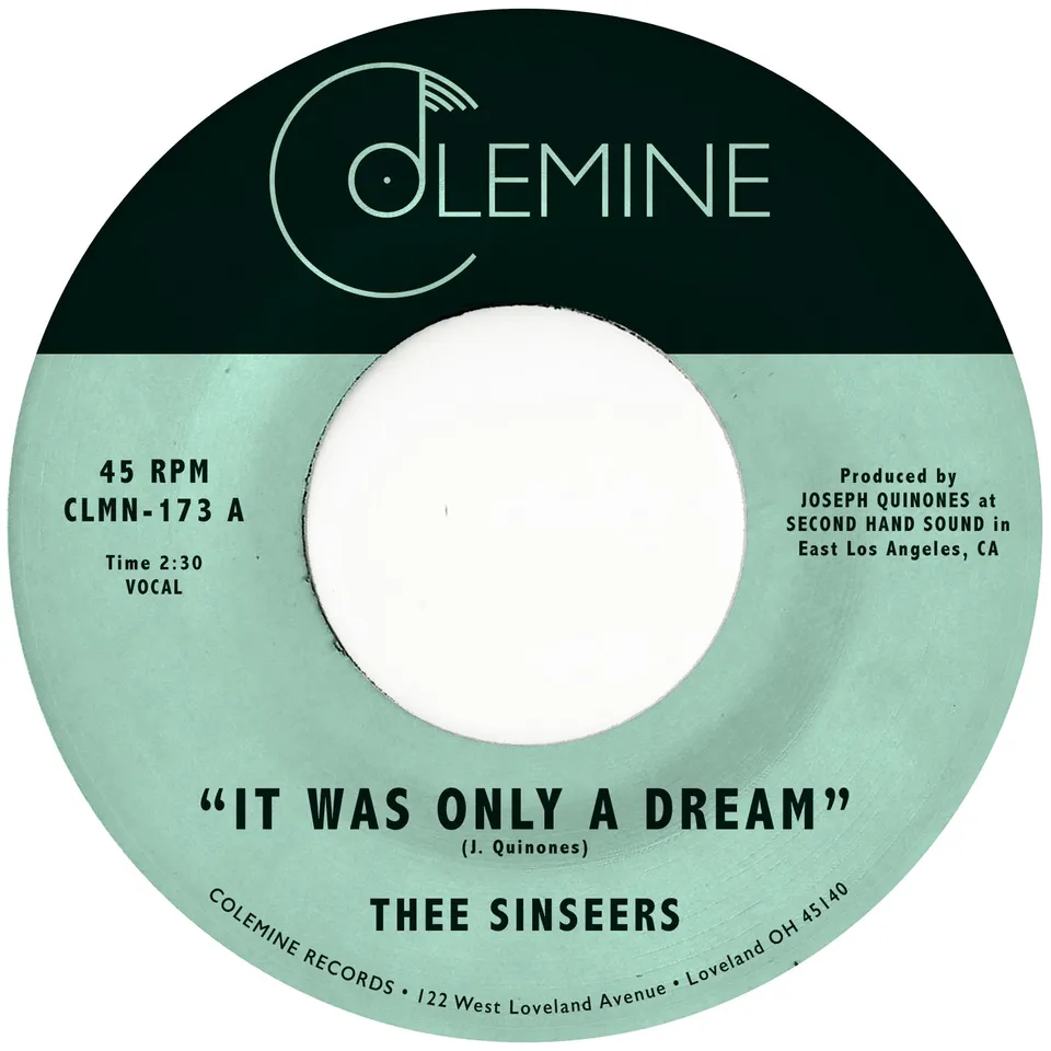 Colemine Thee Sinseers It Was Only A Dream vinylsingel gull