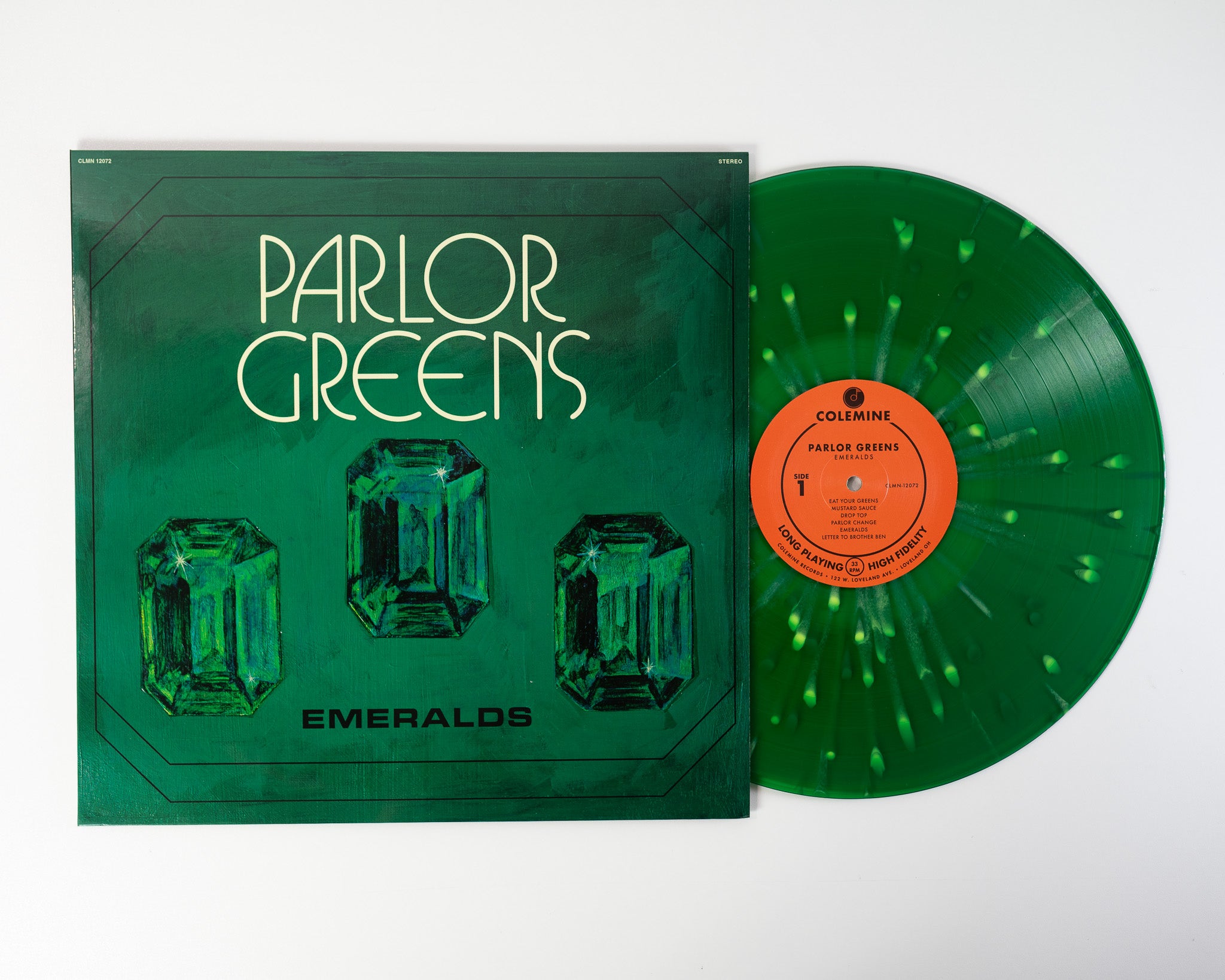 Parlor Greens Emeralds LP vinyl emerald splatter ltd 500
