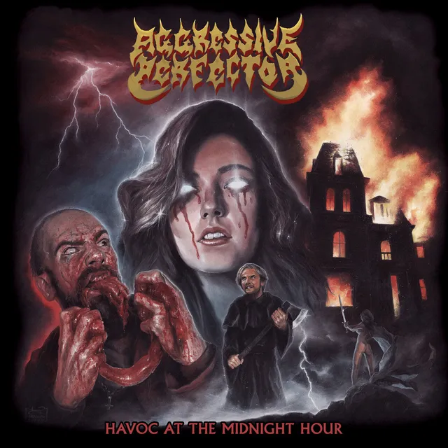 Aggressive Perfector Havoc At the Midnight Hour LP svart vinyl