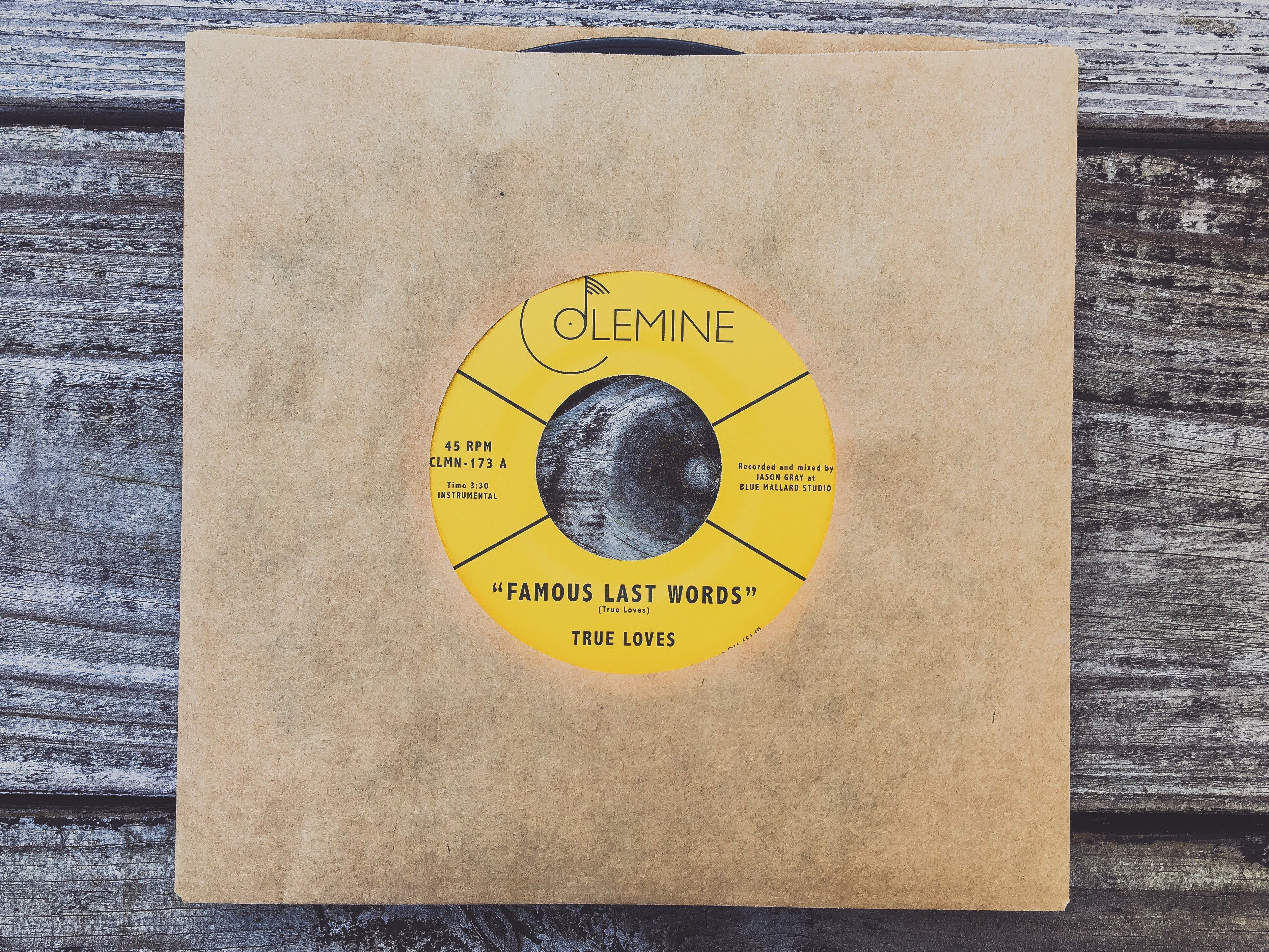 True Loves Famous Last Words 7-tommer funk singel