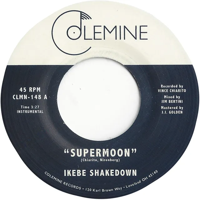 Ikebe Shakedown Supermoon 7-tommer vinylsingel svart