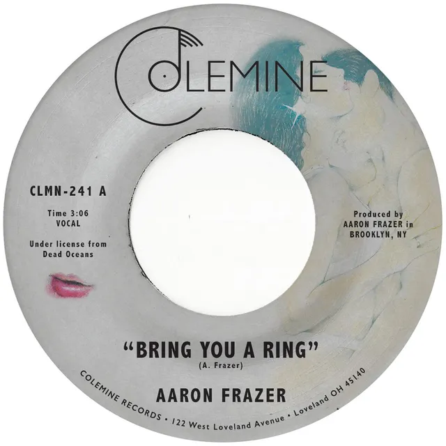 Aaron Frazer Bring You A Ring singel hjerteformet 45