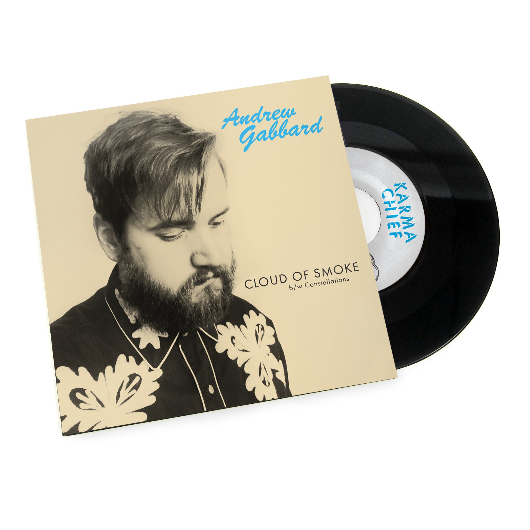 Andrew Gabbard Cloud Of Smoke 7-tommer blå vinyl