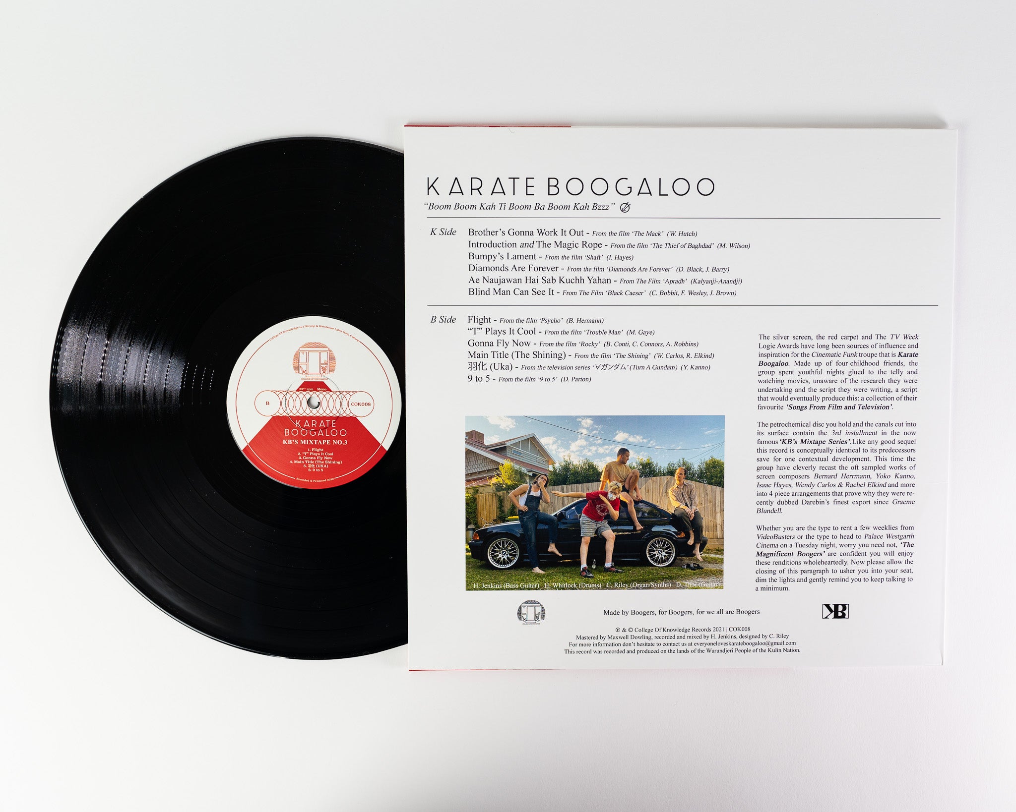 Karate Boogaloo Mixtape No.3 LP filmfunk